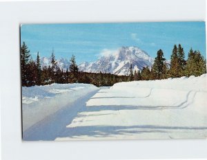 Postcard Winter In The Tetons Wonderful Wyoming USA