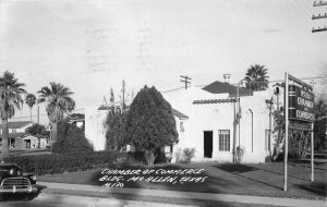 Automobile Chamber of Commerce Building McAllen Texas 1948 RPPC Postcard 20-7171
