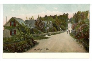 ME - Northport. Street Scene