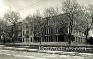 Real Photo - High School, Fairbury - Nebraska NE  