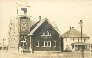 KS, Belpre, Kansas, Methodist Episcopal Church, RPPC