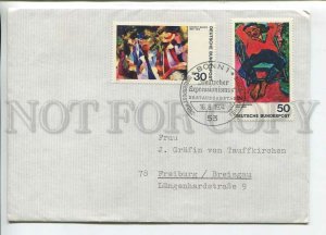 446162 GERMANY 1974 year special cancellations Bonn painting expressionism