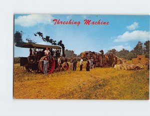 Postcard Threshing Machine, Pennsylvania