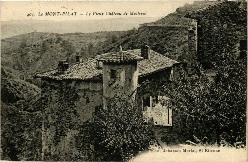 CPA Mont Pilat- Le Vieux Chateau de Malleval FRANCE (907089)