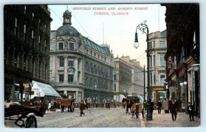 GLASGOW, Scotland RENFIELD STREET & Gordon Street ca 1910s  Postcard