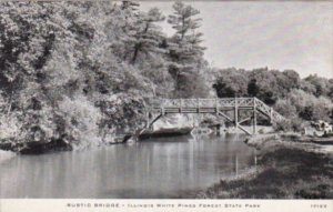 Illinois The Rustic Bridge Illinois White Pines Forest State Park