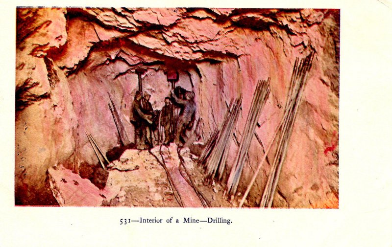 Mining - Drilling Inside a Mine