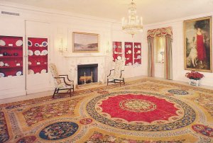 China Room Display at White House Washington DC Portrait of Mrs. Coolidge pm1988