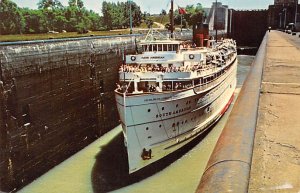 S.S South American Locks Of The Saint Lawrence Seaway  - Great Lakes, Michiga...