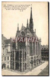 Postcard Old Paris La Sainte Chapelle