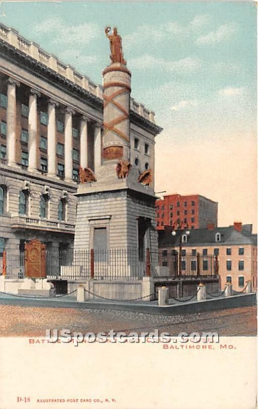 Battle Monument & Court House in Baltimore, Maryland