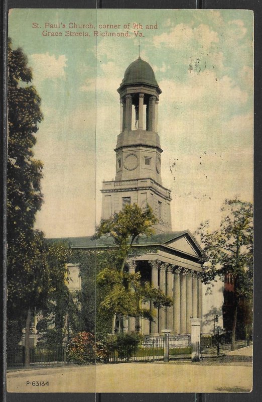 Virginia, Richmond - St Paul's Church - [VA-261]