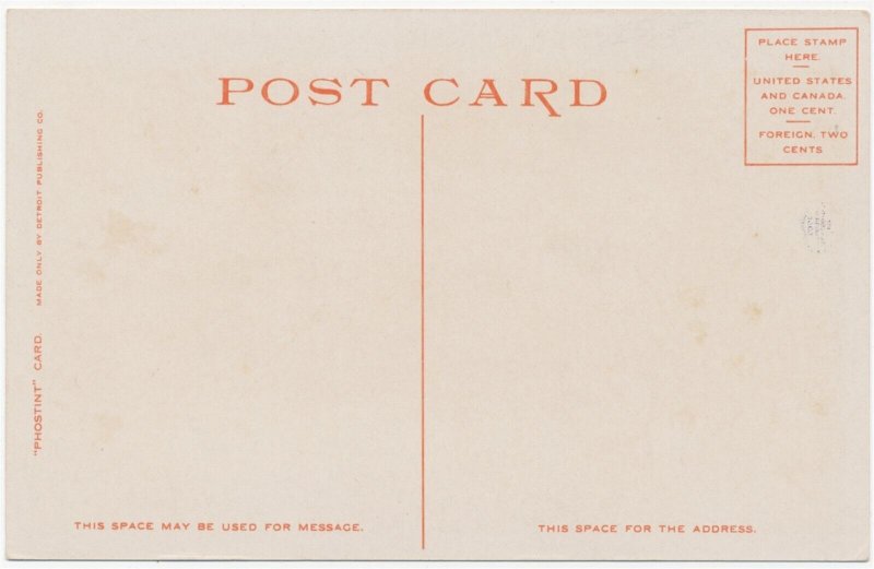 1902 Thor's Hammer Grand Canyon Arizona Postcard 