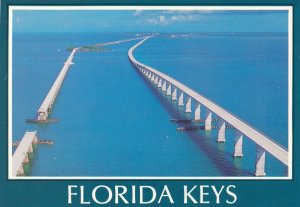 Seven Mile Bridge FL, Florida Keys - Old Railway Bridge and New Highway