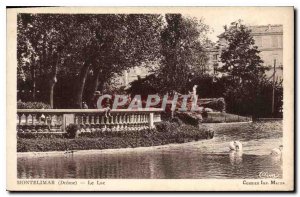 Old Postcard Montelimar Drome Lake