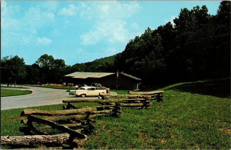 Russell Cave National Monument, Bridgeport Alabama Vintage Postcard N05