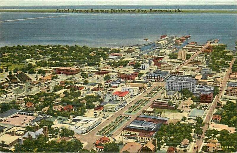 FL, Pensacola, Florida, Aerial View, c No. 7B-H1960