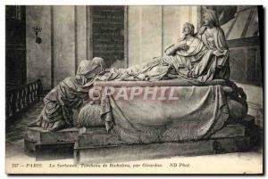 Old Postcard Paris Sorbonne Richelieu Tomb By Girardon