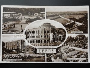 Old RP Yorkshire: Leeds, Multiview Woodhouse Moor, Canal Garden ALL IMAGES SHOWN