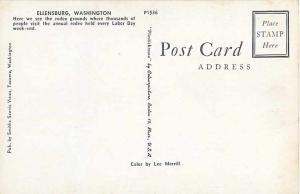 Rodeo Grounds at Ellensburg Washington WA Pre-Zip Code