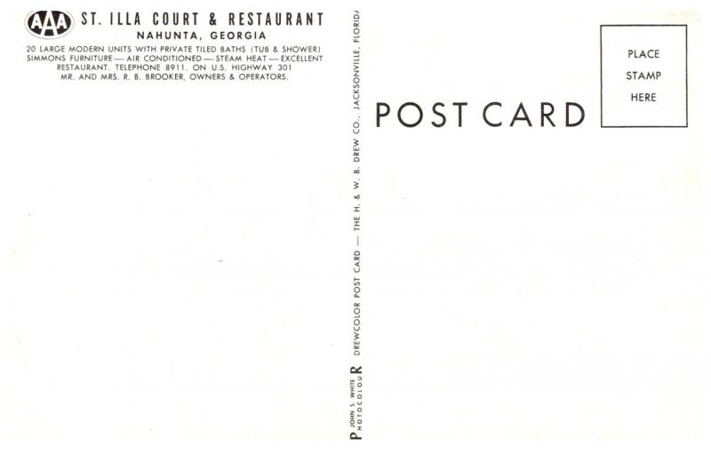 Georgia  Nahunta , St. Illa Court & restaurant