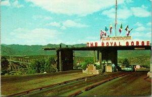 Royal Gorge Colorado CO Entrance Gate 1969 Vtg Chrome Postcard