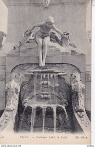 REIMS, Marne, France, 1900-1910s; Fontaine Sube, La Vesle