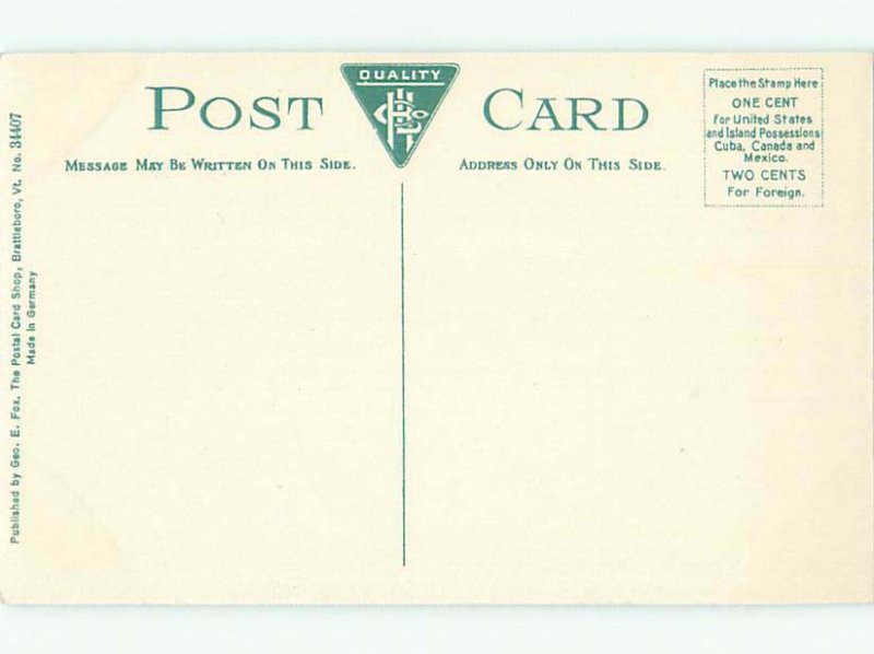 Divided-back RIVER SCENE Brattleboro Vermont VT AE6716