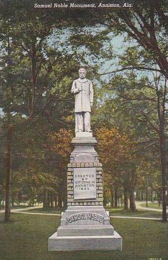 Alabama Anniston Semuel Noble Monument