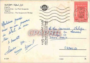 Modern Postcard Constantine Algeria the Suspension Bridge