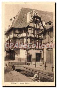 Old Postcard Obernai Old House