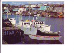 Rose Blanche, Newfoundland, Fishing Boats, Matching 8 cent stamp