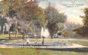 Firemen's Fountain Middletown, New York  