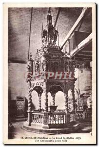 Old Postcard Guimiliau (Finistere) Grand Baptistere