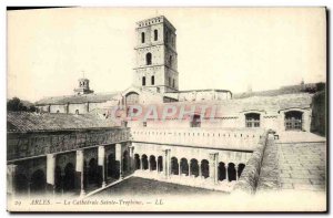 Old Postcard The cathedral St. Trophime Arles