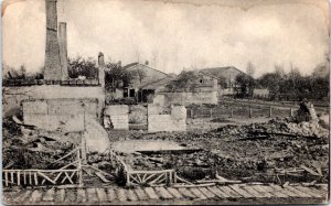 Postcard WWI  - Ardeul in ruins