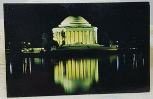 Jefferson Memorial Washington DC Vintage Postcard