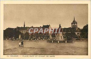 Old Postcard Colmar 4c up rapp and March Field