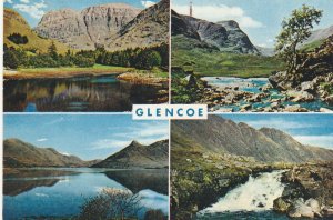 GLENCOE, MultiView, Highlands, Scotland - Vintage POSTCARD