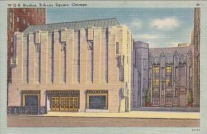 Illinois Chicago W G N Studios Tribune Square