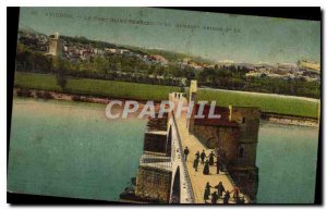 Old Postcard Avignon Pont d'Avignon