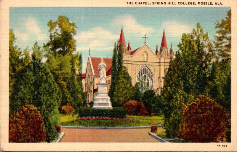 Alabama Mobile The Chapel Spring Hill College Curteich