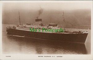 Shipping Postcard - British Railways S.S.Arnhem RS28065