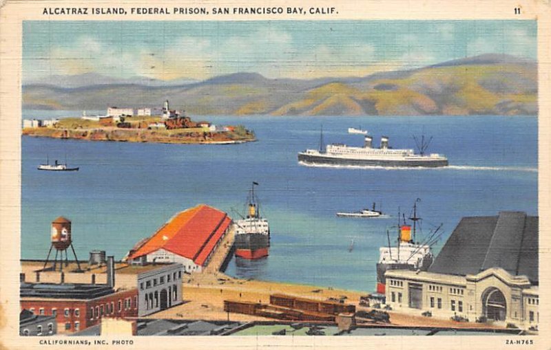 Alcatraz Island, Federal Prison San Francisco California  