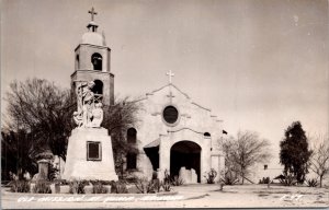 Real Photo Postcard Old Mission at Yuma, Arizona