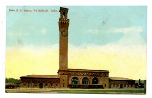 CT - Waterbury. Union Railroad Station