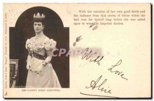 Old Postcard Her Majesty Queen Alexandra