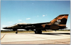 General Dynamics F-111A Two Pratt & Whitney TF30-P-3 Turbofans Aircraft Postcard