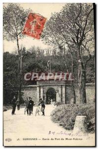 Old Postcard Suresnes Eatree the Mont Valerien Fort Army