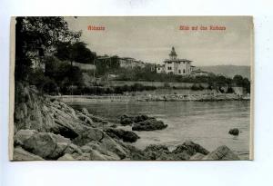 192761 Croatia Opatija ABBAZIA town hall Vintage postcard